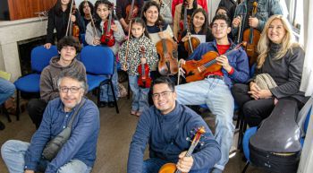 Carola Fredes ofreció clases magistrales de viola en el Conservatorio UBB  