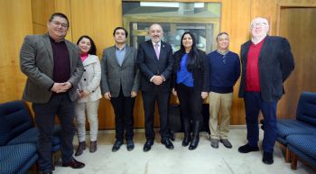 Autoridades universitarias se reunieron con la nueva directiva de la Afunabb-Concepción 
