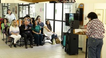 Artista Gloria Pavez inauguró exposición en Galería FEDUH del Campus La Castilla UBB