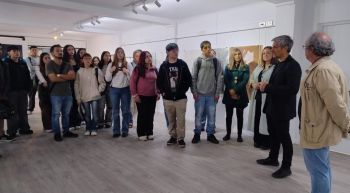 Arquitecto Flavio Celis inauguró en la UBB una exposición con dibujos inspirados en Casa Poli 