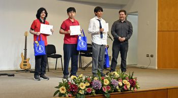 UBB premió a estudiantes que obtuvieron los primeros lugares en Olimpiada de Matemática