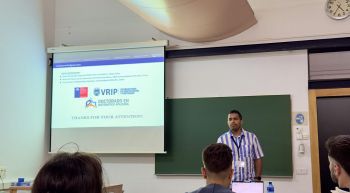 Estudiante del Doctorado en Matemática Aplicada presentó su investigación en el CEDYA 2026